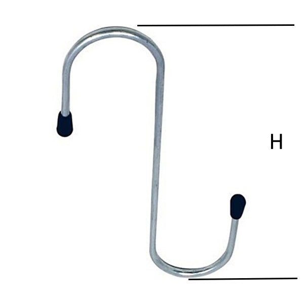 MINUTEX GANCIO AD S MULTIUSO D.MM5X180 IN ACCIAIO ZINCATO BIANCO