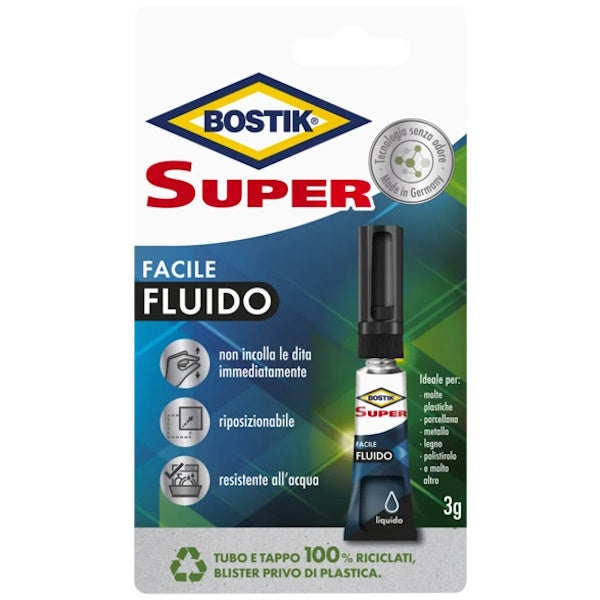 UHU BOSTIK SUPER FACILE FLUIDO ADESIVO ISTANTANEO IN BLISTER GR3