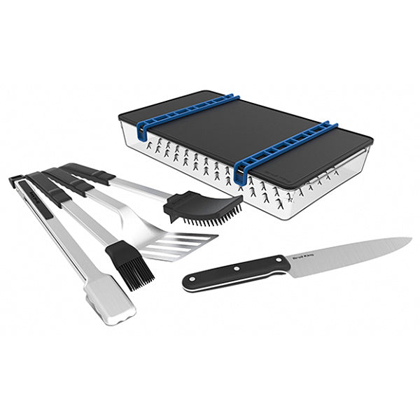 BROIL KING SET POSATE PORTA CHEF 4 PEZZI