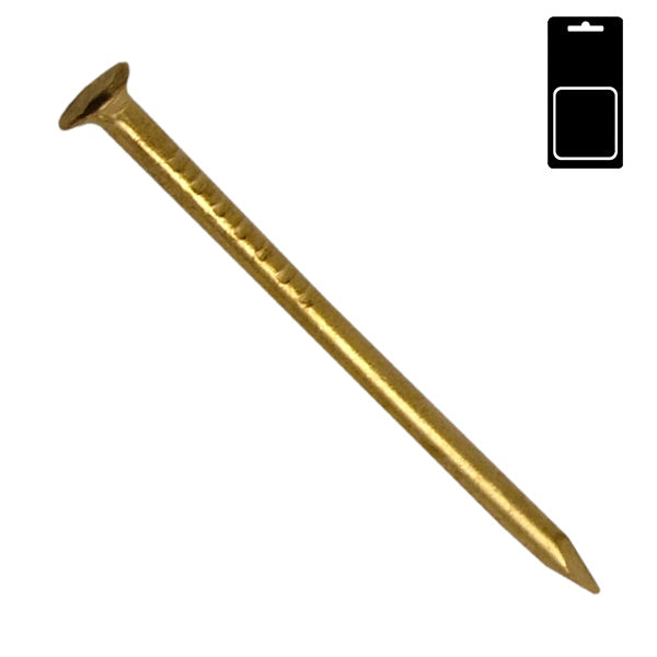 SODIFER CHIODI IN ACCIAIO OTTONATO TESTA BOMBATA MM1,25X22 BLISTER PZ120