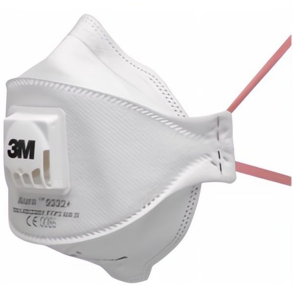 3M RESPIRATORE MONOUSO AURA 9332+ CLASSE FFP3 CON VALVOLA CONF.DA PZ10