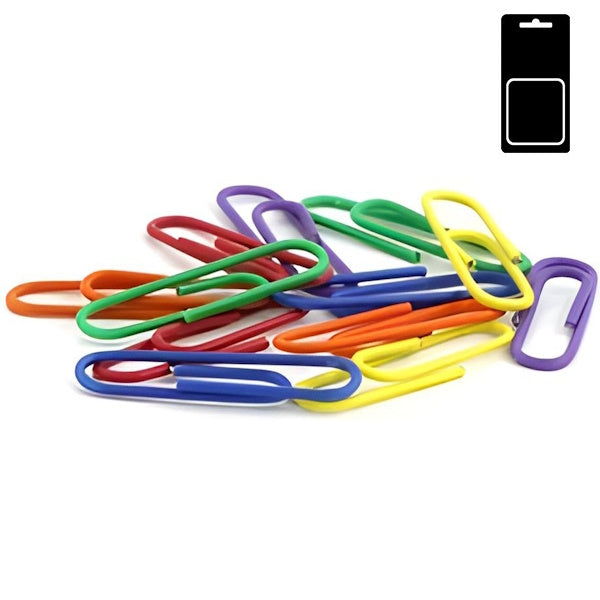 SODIFER FERMAGLI PER CARTA IN FERRO COLORATO N4 MM32 BLISTER DA PZ 25