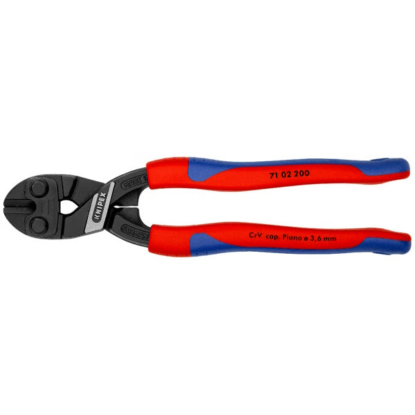 KNIPEX TRONCHESE A DOPPIA LEVA COBOLT BON MANICI IN BIMATERIALE MM200