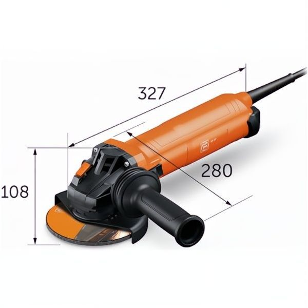 FEIN SMERIGLIATRICE ANGOLARE MOD. CG 17-125 D.MM125 POTENZA 1700W