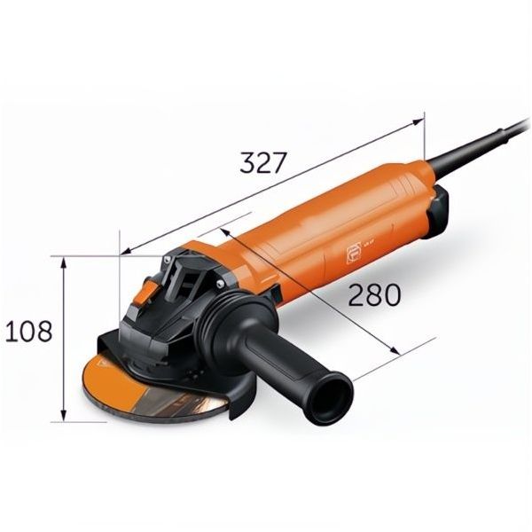 FEIN SMERIGLIATRICE ANGOLARE MOD. CG 17-125 INOX D.MM125 POTENZA 1700W