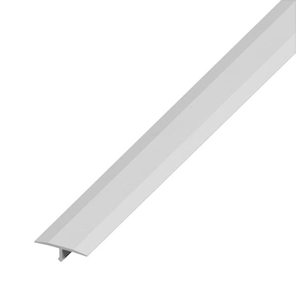 ALFER PROFILO COPERTURA GIUNTI ALLUMINIO ANODIZZATO ARGENTO MM14X6 MT2,5
