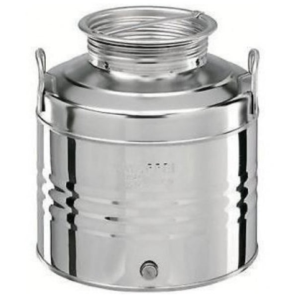 FUSTO PER ALIMENTI BASSO INOX 18/10