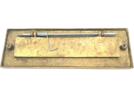 COTTALI BUCA LETTERE IN OTTONE LUCIDO VERNICIATO SATINATO MM254X75