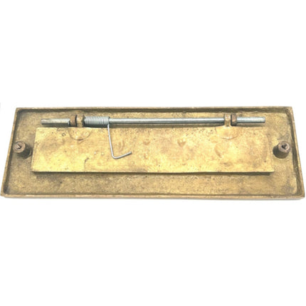 COTTALI BUCA LETTERE IN OTTONE LUCIDO VERNICIATO SATINATO MM254X75
