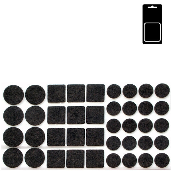 SODIFER ASSORTIMENTO DI FELTRINI ADESIVI MARRONE BLISTER DA PZ120