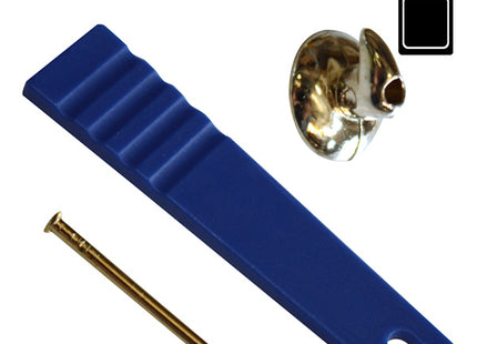 SODIFER GANCI DA PARETE IN ZAMA OTTONATA CON CHIODO E APPLICATORE PZ20