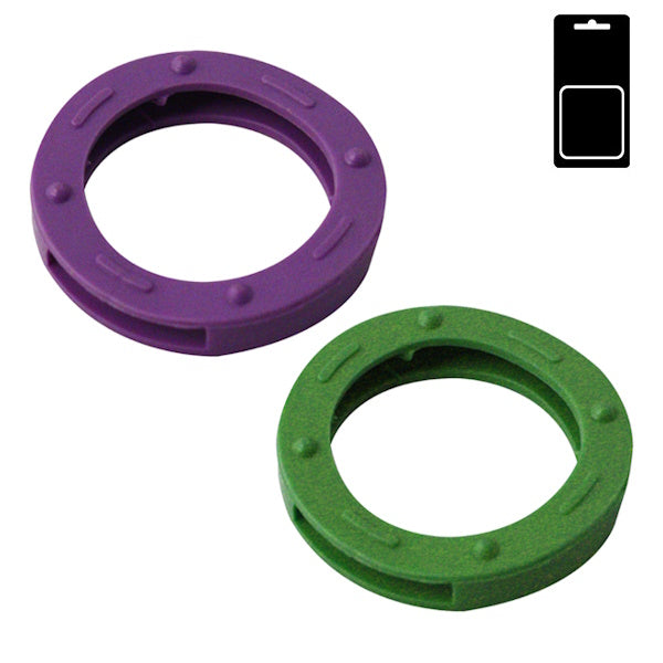 SODIFER ANELLI PER CHIAVI IN PVC TONDI COLORATI BLISTER DA PZ10