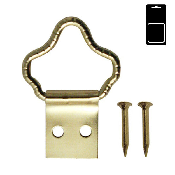 SODIFER ATTACCAGLIE A FILO LAVORATO IN FERRO CON CHIODO BLISTER DA PZ10