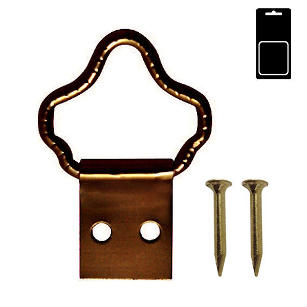 SODIFER ATTACCAGLIE A FILO LAVORATO IN FERRO CON CHIODO BLISTER DA PZ10