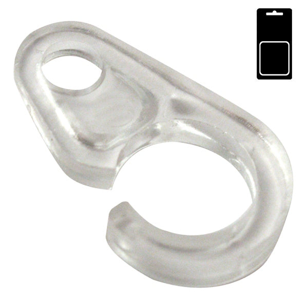 SODIFER GANCI PER TENDE CON OCCHIOLO MM10 IN PLASTICA BLISTER DA PZ20