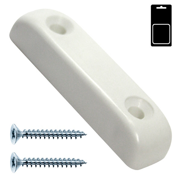 SODIFER FERMA ANTINE IN PLASTICA BIANCO CON 2 VITI BLISTER DA PZ 8