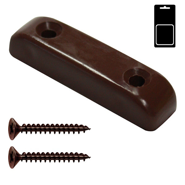 SODIFER FERMA ANTINE IN PLASTICA MARRONE CON 2 VITI BLISTER DA PZ 8