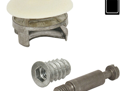 SODIFER VITI DI CONGIUNZIONE BIANCO CON ECCENTRICO MM25 BLISTER DA PZ2