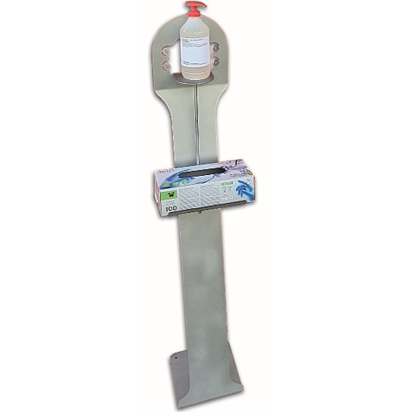 MINUTEX PORTA GUANTI PER SUPPORTO A PAVIMENTO IN ACCIAIO VERNICIATO*