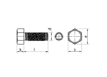 VITE TRILOBATA AUTOFORMANTE TE ZINCATA BIANCA M 6X 10 UNI 8110
