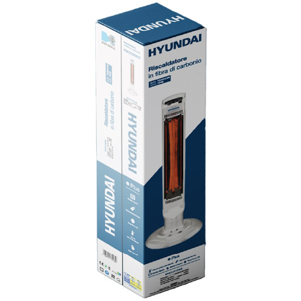 HYUNDAI STUFA IN FIBRA DI CARBONIO MODELLO A TORRE 1000W