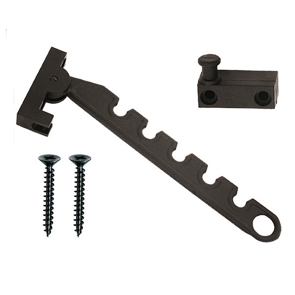 SODIFER SOCCHIUDI FINESTRA 1 ANTA IN NYLON NERO CON VITI BLISTER PZ1