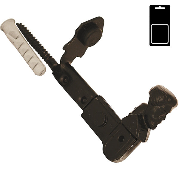 SODIFER FERMAPERSIANE FISSO MOD. OMETTO MM60 NERO BLISTER DA PZ2*