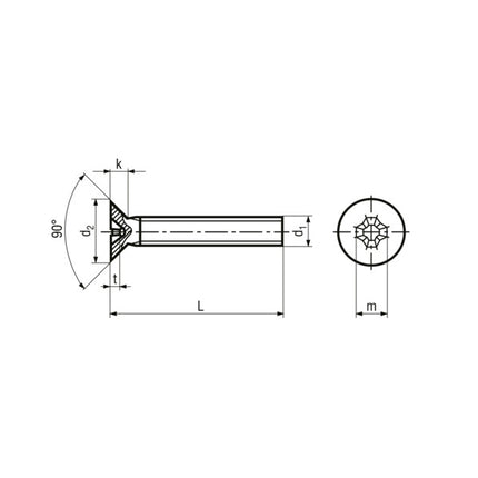 VITE TSP PH CLASSE 4.8 ZINCATA BIANCA M 4X 12 UNI 7688