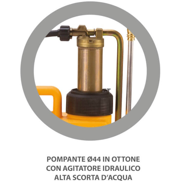 VOLPI POMPA A ZAINO UNI 15LT FPM CON POMPANTE IN OTTONE