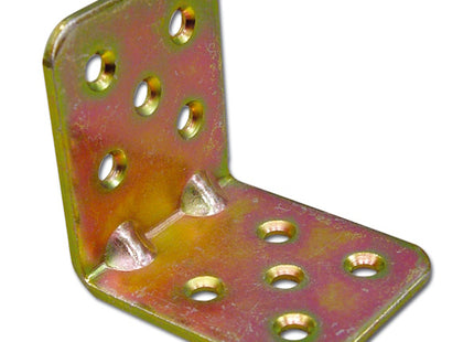 MINUTEX PIASTRA GIUNZIONE PIEGATA CON RINFORZI MM 40X45X2,5 ZINCATA