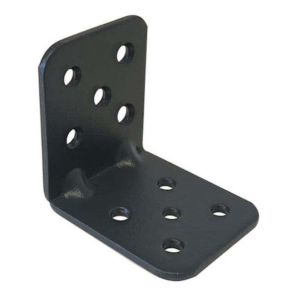 MINUTEX PIASTRA GIUNZIONE PIEGATA LEGGERA CON RINFORZI MM30X30X2 GRAFITE