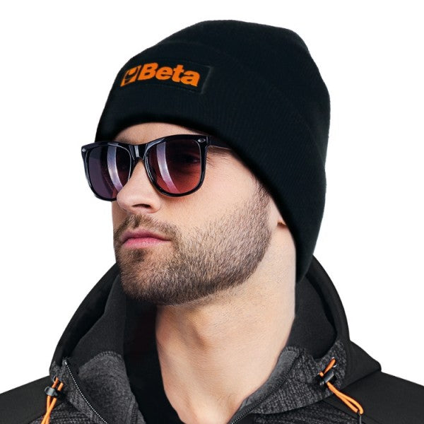 BETA  7980RN BERRETTO INVERNALE CON RISVOLTO NERO