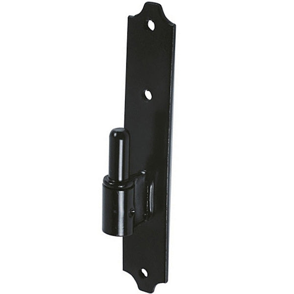 OM4 CARDINE PER LEGNO MM180X23X3,5 PERNO D.MM12 NERO