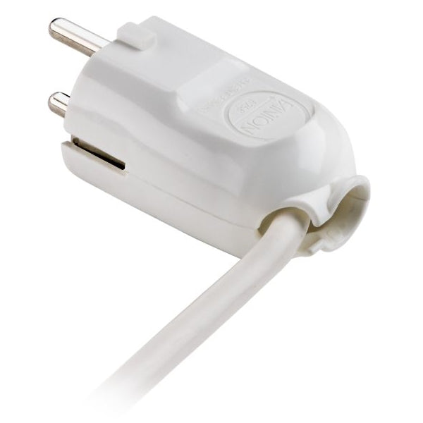 FME SPINA CIVILE VOLANTE SCHUKO 2P+T 16A 250V USCITA VARIABILE BIANCO