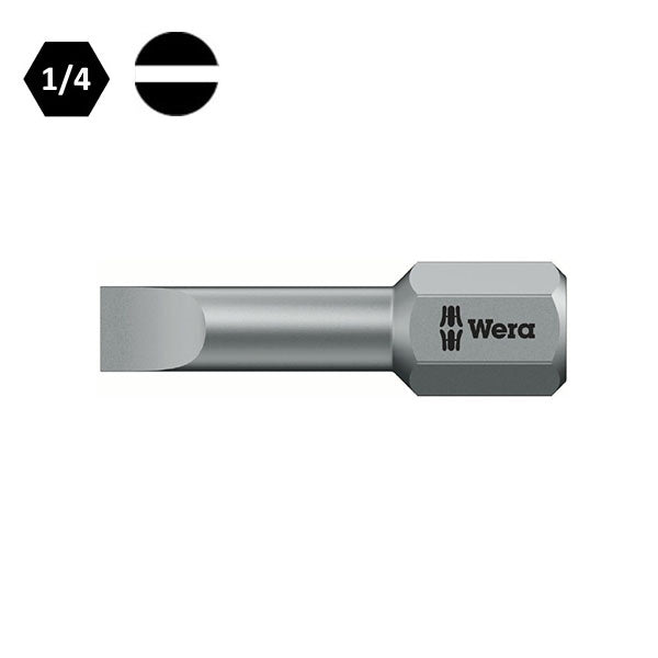 WERA INSERTO BIT 800/1 TZ PER VITI A TAGLIO ATTACCO DA 1/4"