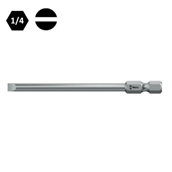 WERA INSERTO BIT 800/4 Z PER VITI A TAGLIO ATTACCO DA 1/4"