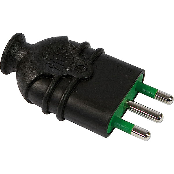 FME SPINA CIVILE VOLANTE 2P+T 16A 250V MOD. HI-PRO COLORE NERO