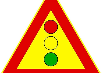 3G ITALIA CARTELLO TRIANGOLO SEMAFORO CM90 F.404 VTR*
