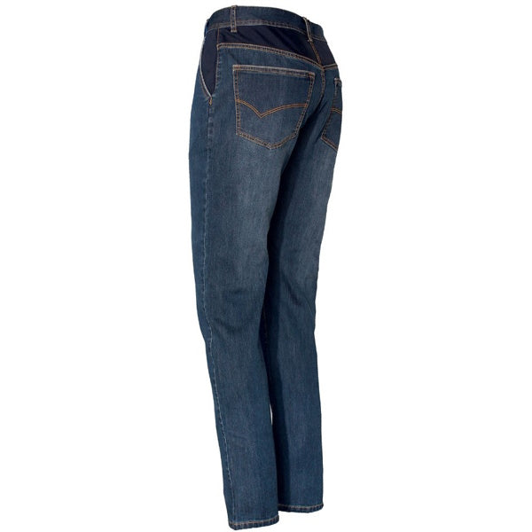 ISSA PANTALONE DA LAVORO JEANS LIGHT STRETCH COLORE BLU