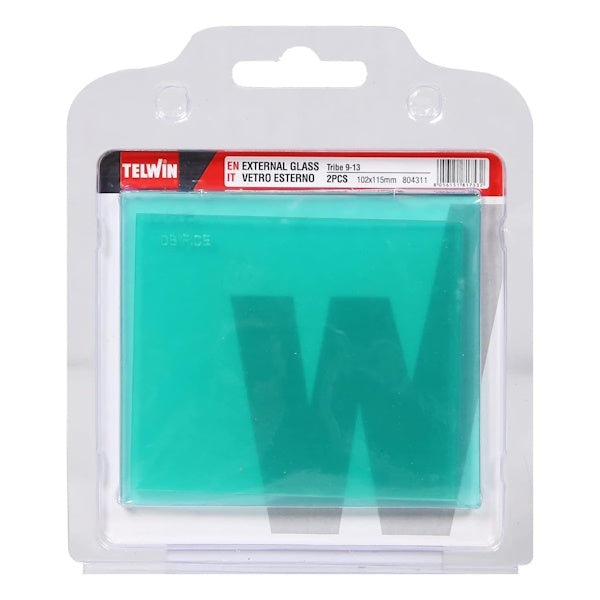 TELWIN VETRO ESTERNO DI PROTEZIONE PER MASCHERA TRIBE 9-13 SET DA PZ2