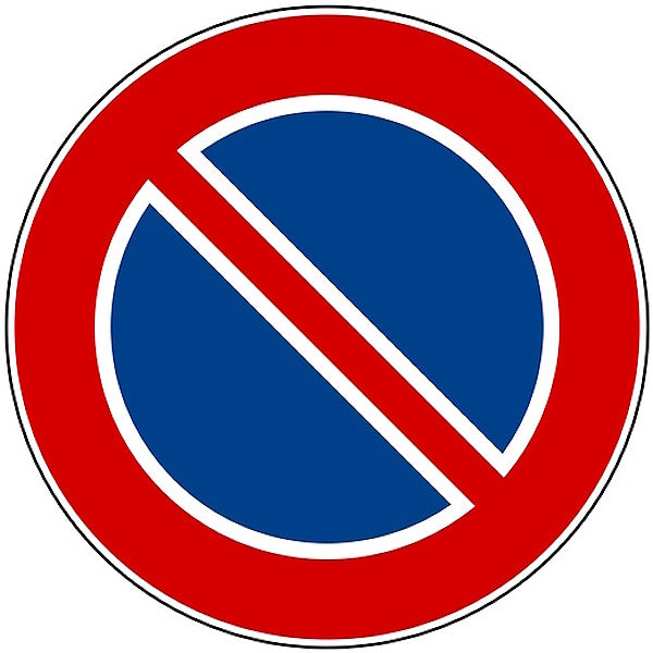 3G ITALIA DISCO DIVIETO DI SOSTA CM60 F.74 IN METALLO