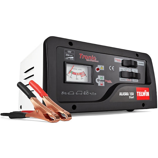 TELWIN CARICABATTERIE AVVIATORE/MANTENITORE ALASKA 150 START 230V 12V