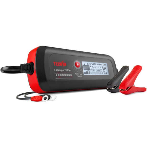 TELWIN CARICABATTERIE/MANTENITORE T-CHARGE 12 EVO 230V 6V/12V*