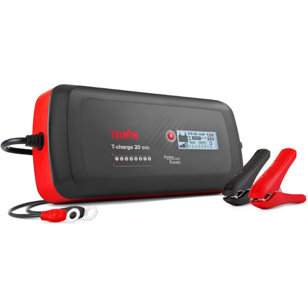 TELWIN CARICABATTERIE/MANTENITORE T-CHARGE 20 EVO 230V 12V/24V