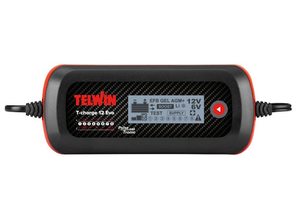TELWIN CARICABATTERIE/MANTENITORE T-CHARGE 12 EVO 230V 6V/12V