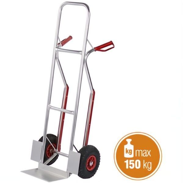 VERDELOOK CARRELLO PORTAPACCHI IN ALLUMINIO PORTATA KG150