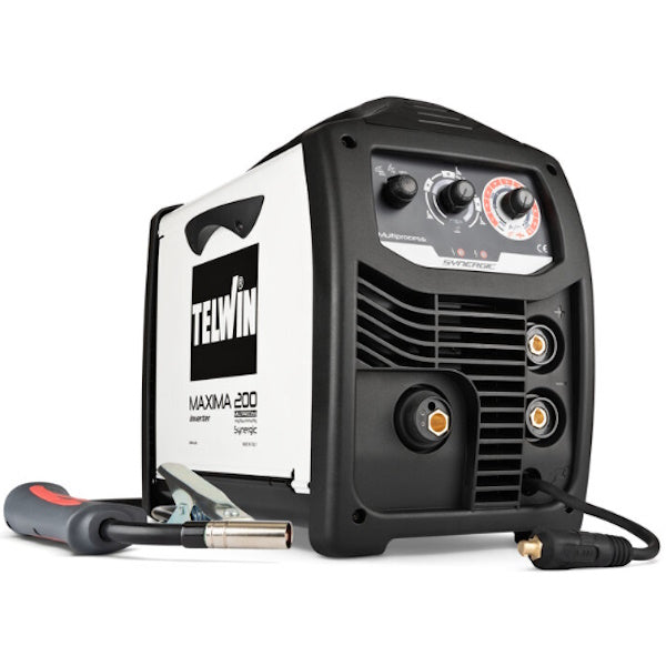 TELWIN SALDATRICE MULTIFUNZIONE MMA/MIG/TIG MAXIMA 200 SYNERGIC 230V