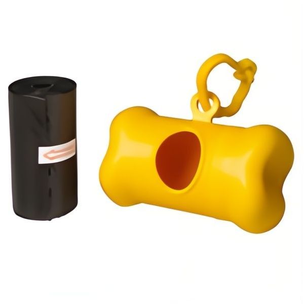 DISPENSER PER SACCHETTI IGIENICI PER CANI A FORMA DI OSSO