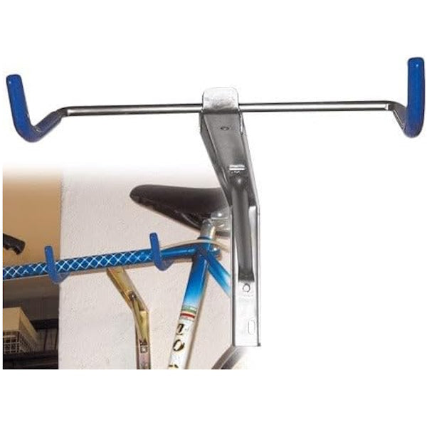 MINUTEX PORTABICICLETTE A PARETE PLASTIFICATA ACCIAIO ZINCATO