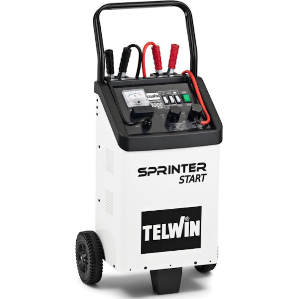 TELWIN CARICABATTERIE E AVVIATORE SPRINTER 3000 START 230V 12-24V
